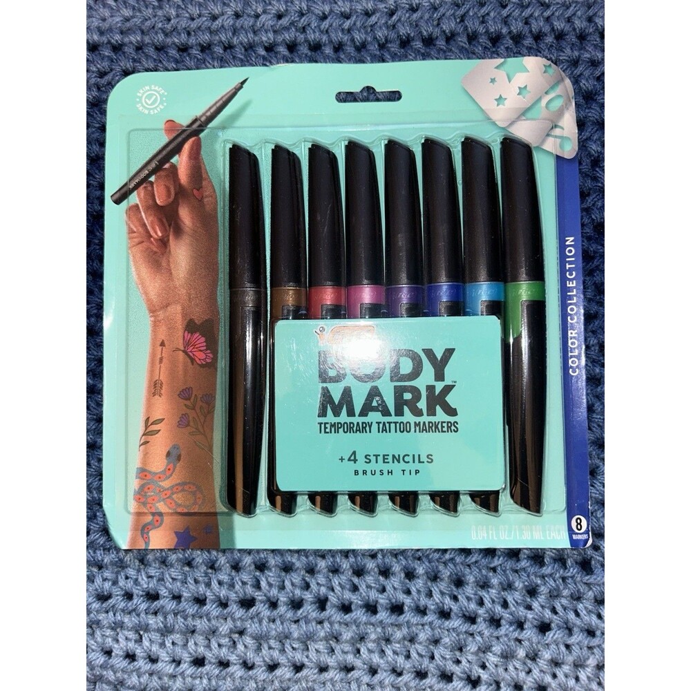 BIC BodyMark Temporary Tattoo Marker - Multicolor (8-Pack)
